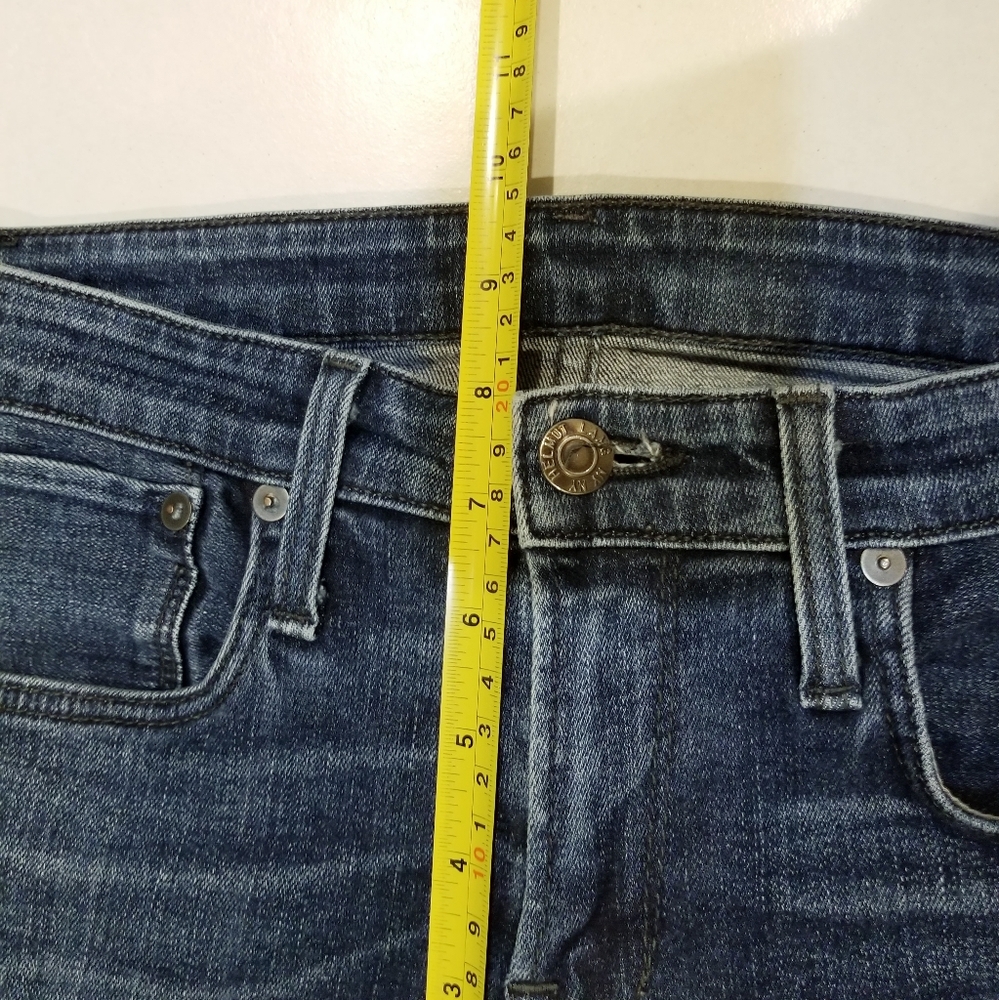 Helmet Lang Neo Vintage Blue Jeans Extra Long Super Skinny Sz 27 - Picture 12 of 15